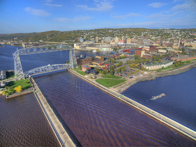 Panoramic Image of Duluth, MN